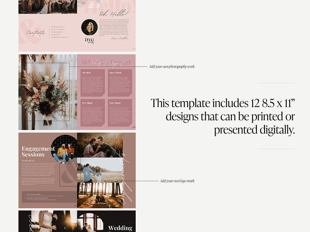 Wedding Client Guide Magazine | The Caitlin Template