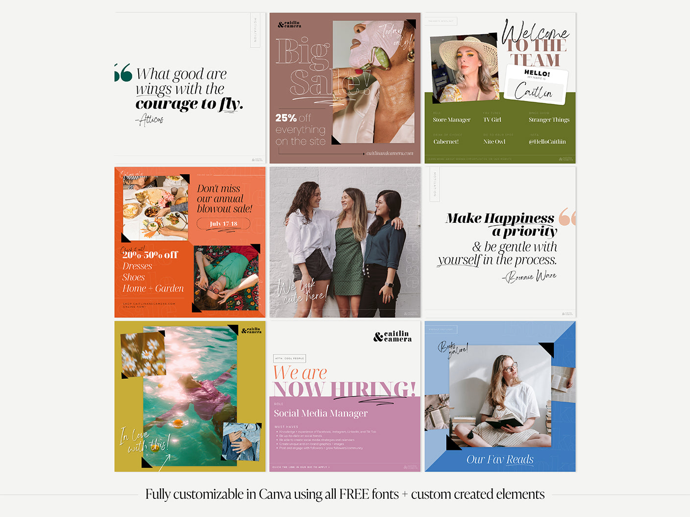 Instagram Canva Template | The Heather Template