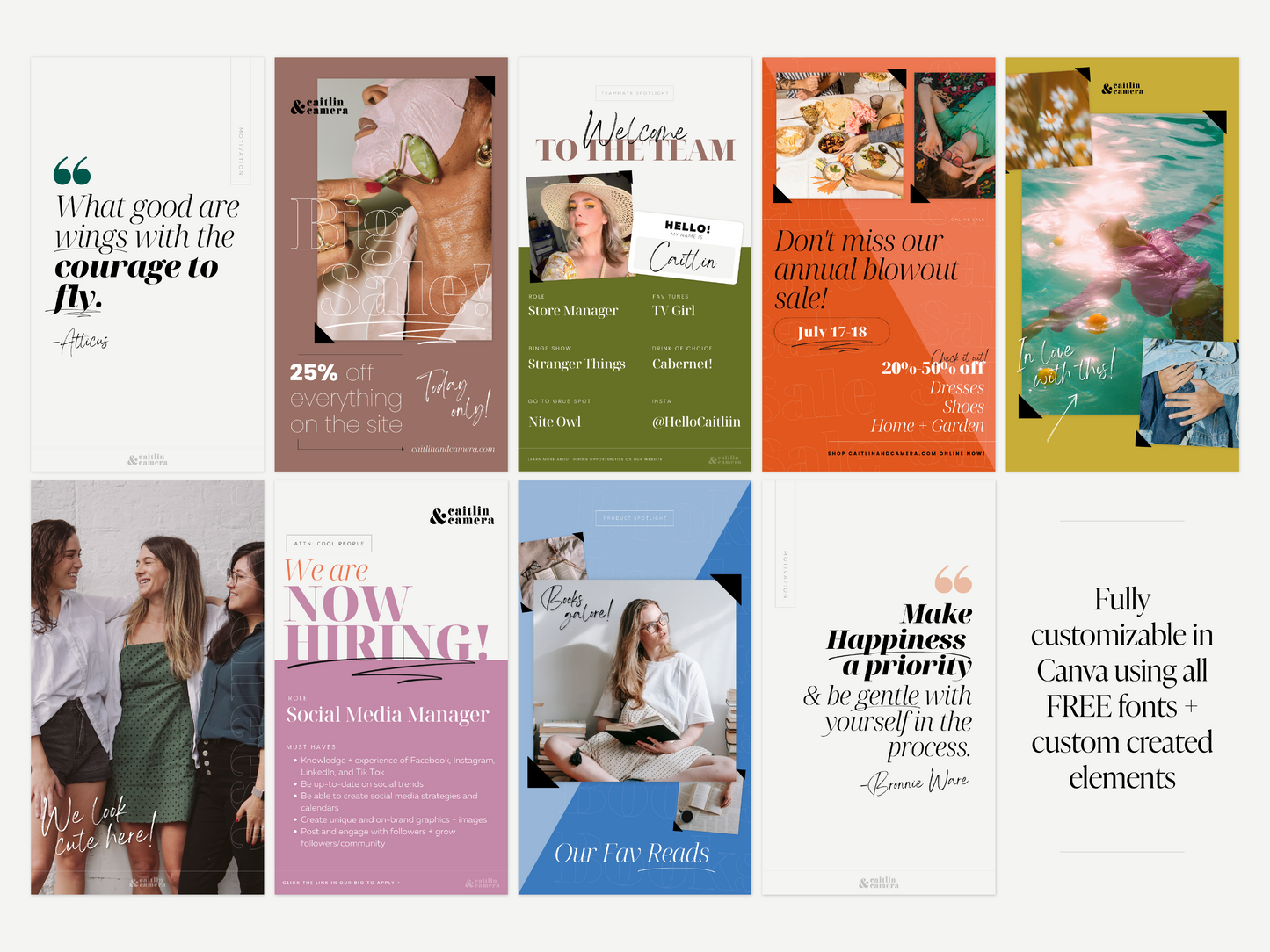Canva Story Template | The Heather Template