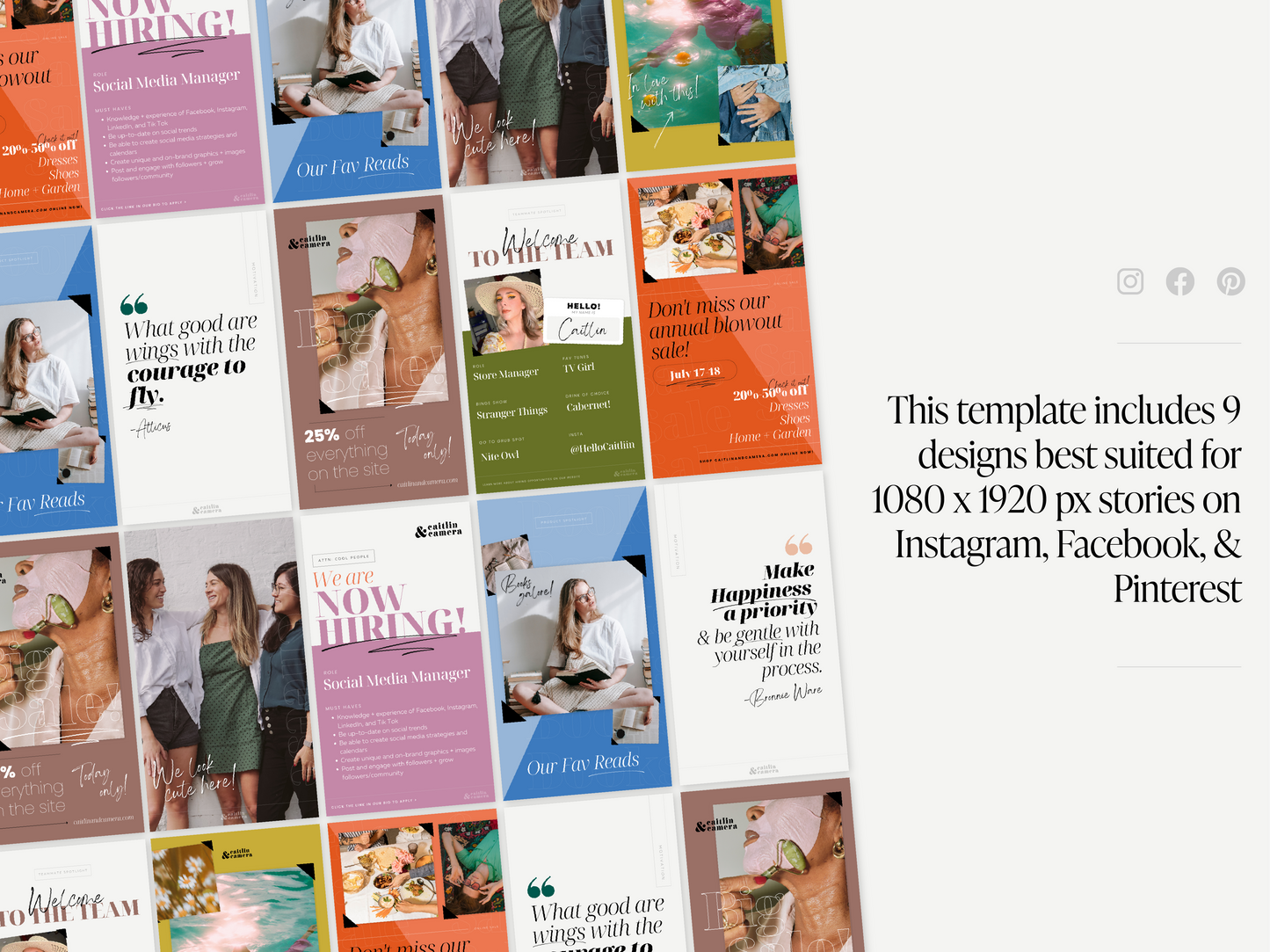 Canva Story Template | The Heather Template