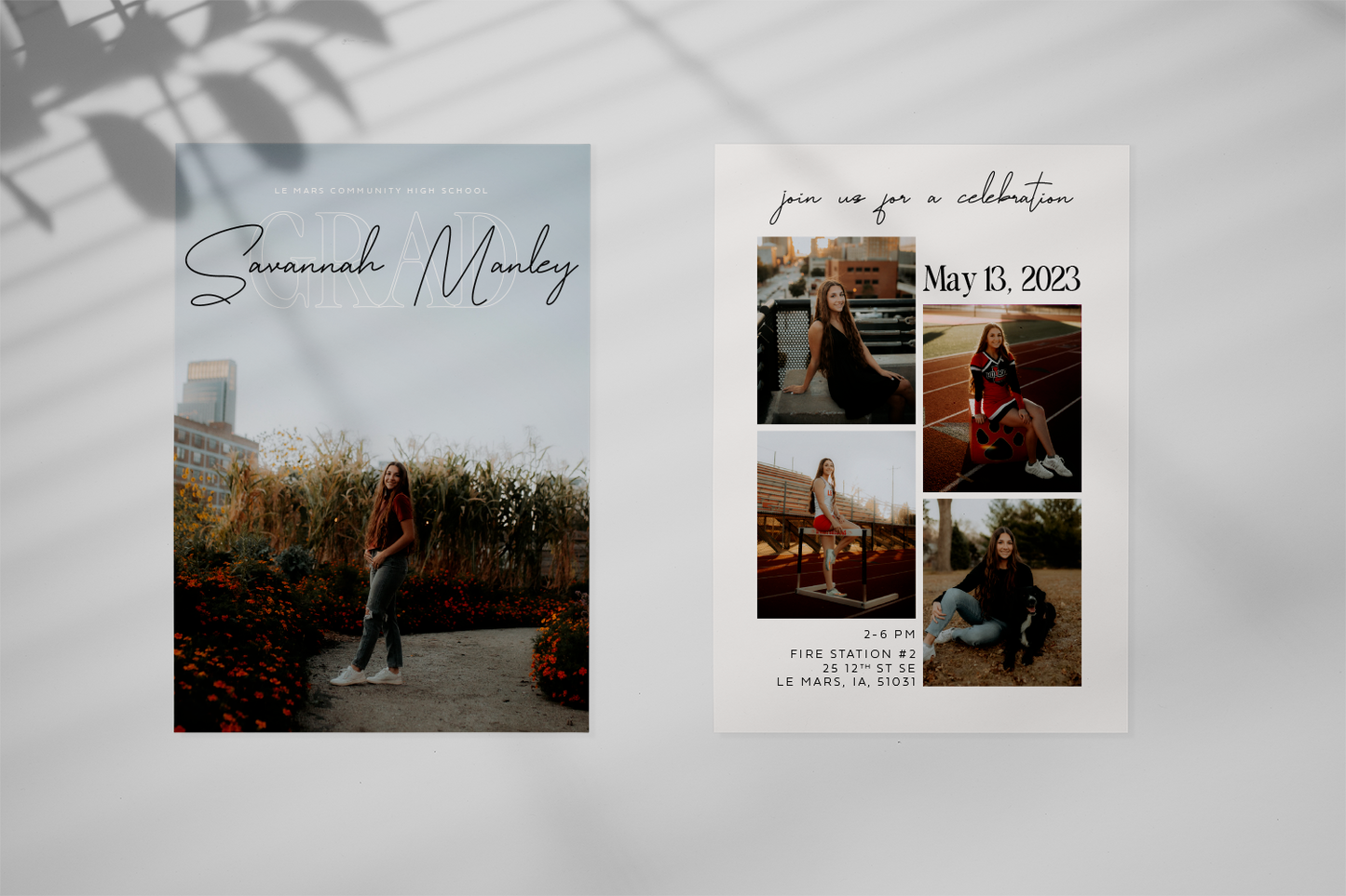 Minimalist Senior Graduation Announcement
